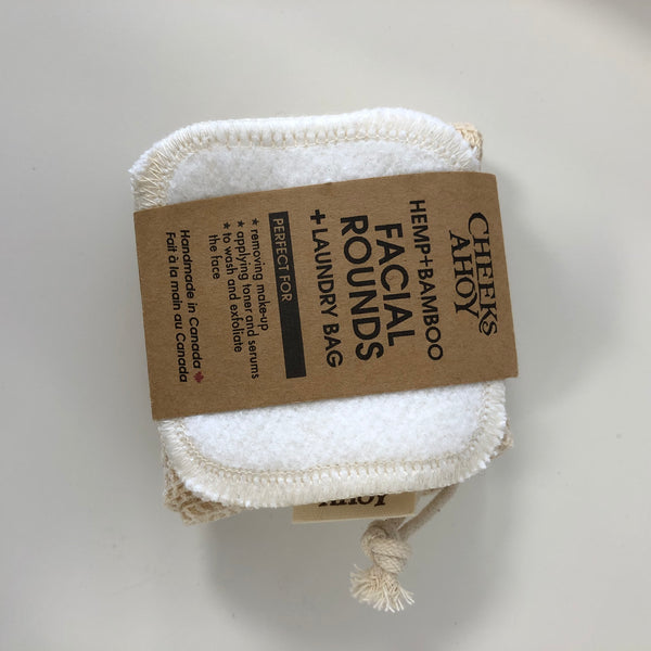 Cheeks Ahoy Facial Rounds (12) & Laundry Bag