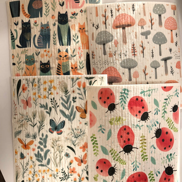 Sponge Cloth Sets (4) Colibri