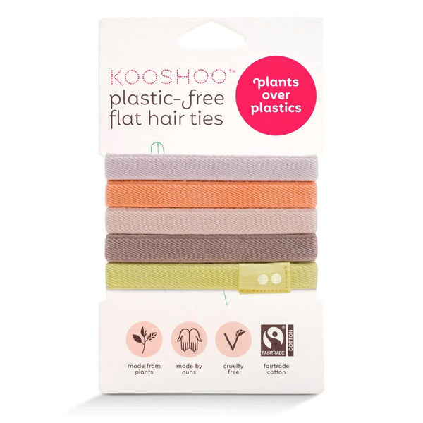 Kooshoo Hair Ties Flat 5 Pack