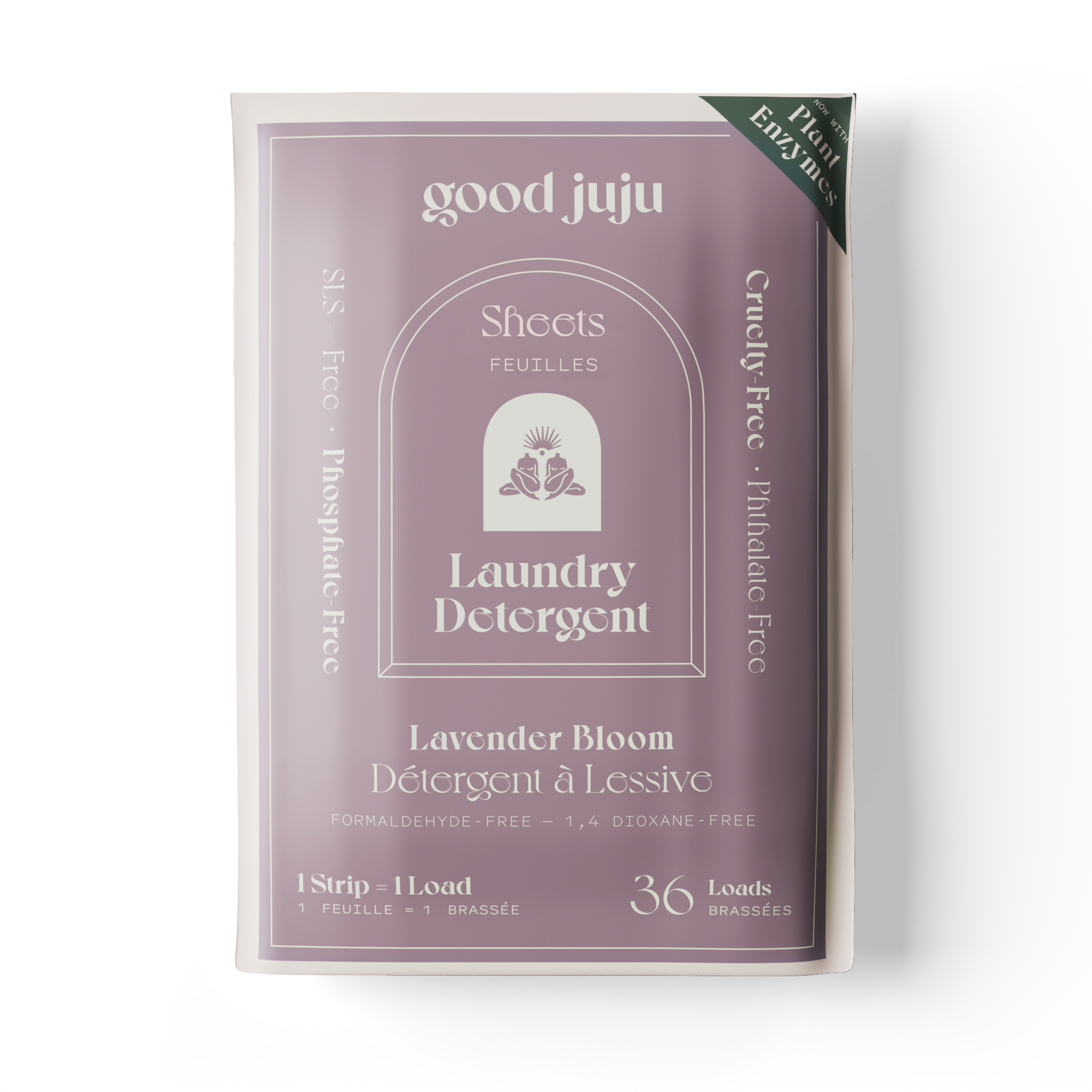 Good Juju Laundry Detergent Sheets Lavender Bloom 36 loads