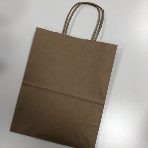 Bag shopping bag recycled paper with handle
