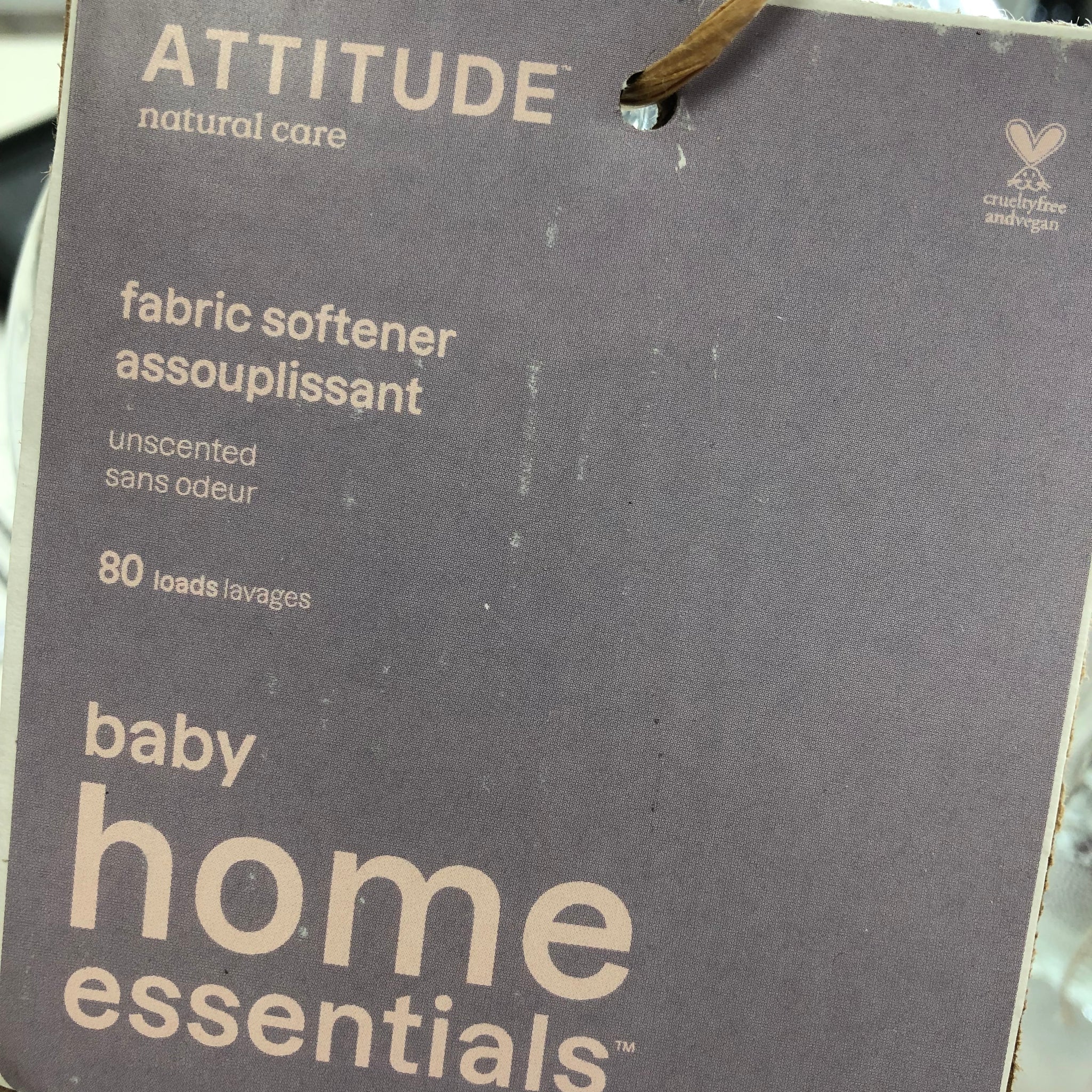 Attitude Fabric Softener baby unscented