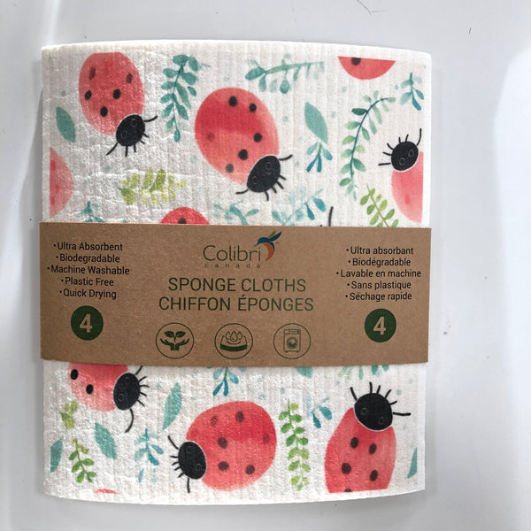 Sponge Cloth Sets (4) Colibri