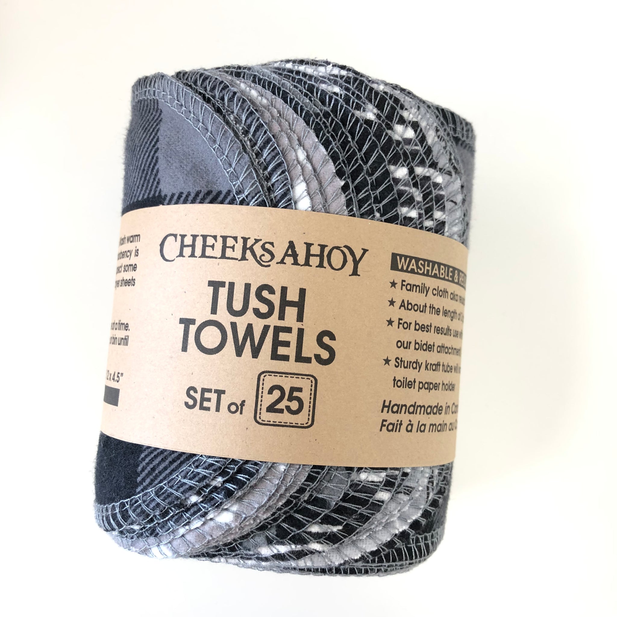 Cheeks Ahoy Tush Towels pre-rolled (set of 25)