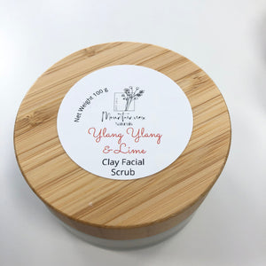 Ylang Ylang and Lime Facial Clay Scrub