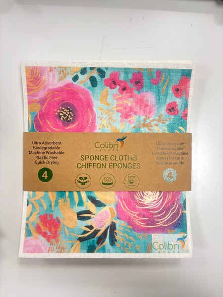 Sponge Cloth Sets (4) Colibri