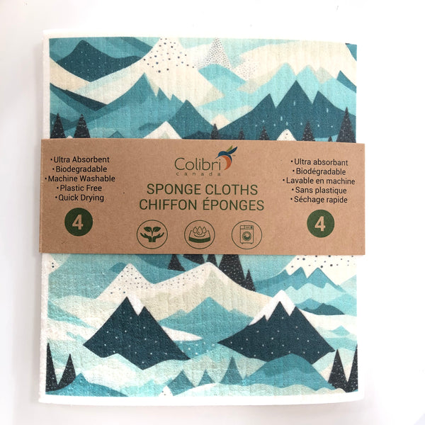 Sponge Cloth Sets (4) Colibri