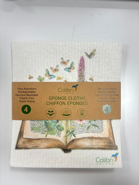 Sponge Cloth Sets (4) Colibri