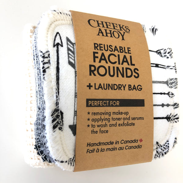 Cheeks Ahoy Facial Rounds (12) & Laundry Bag