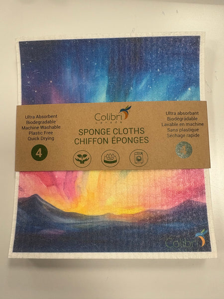 Sponge Cloth Sets (4) Colibri