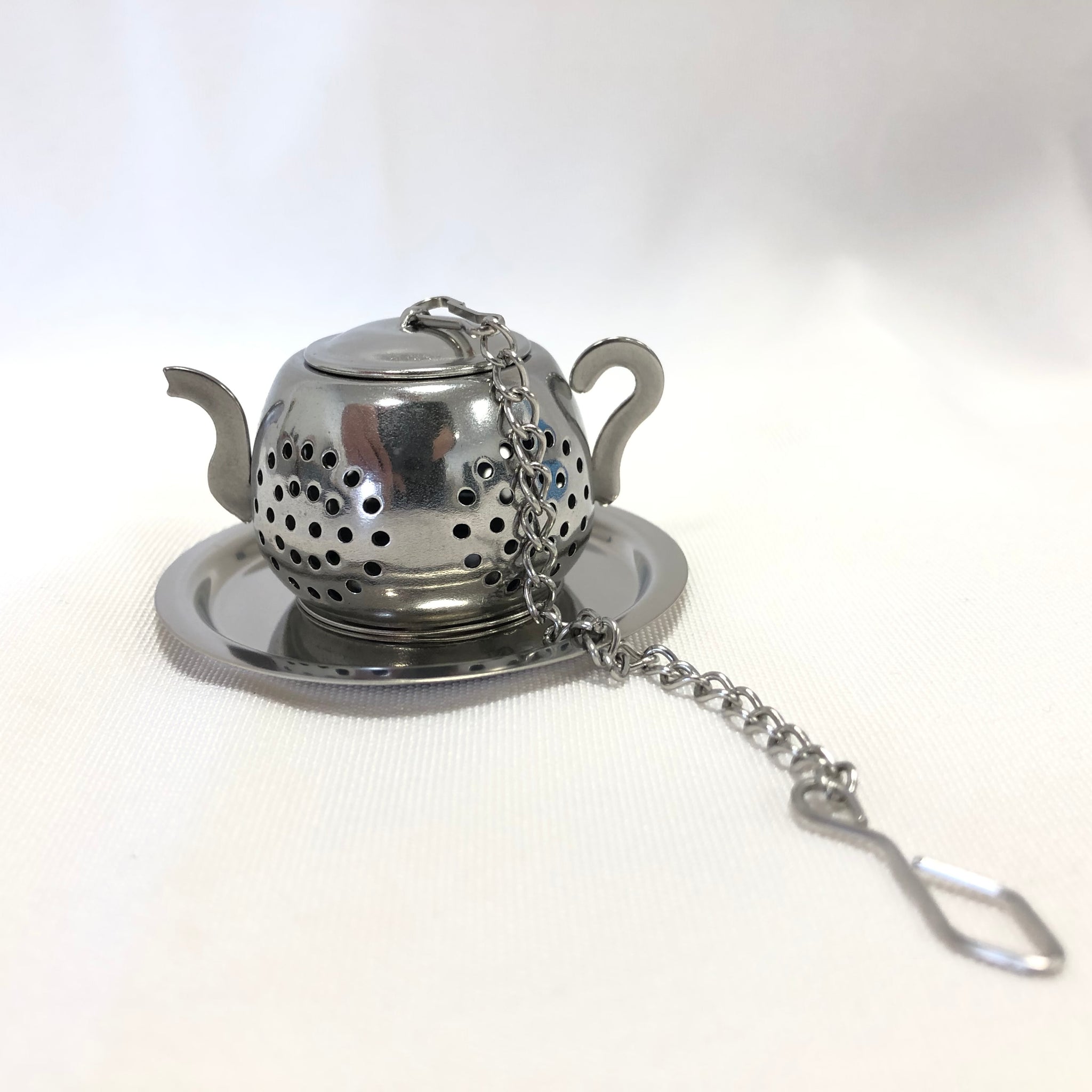 Tea Infuser Stainless Steel Teapot and tray