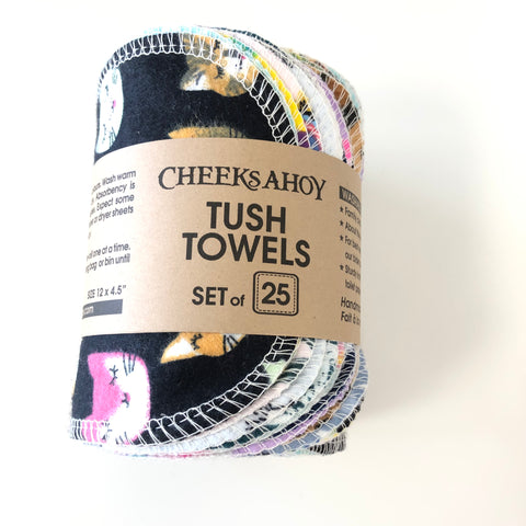 Cheeks Ahoy Tush Towels pre-rolled (set of 25)