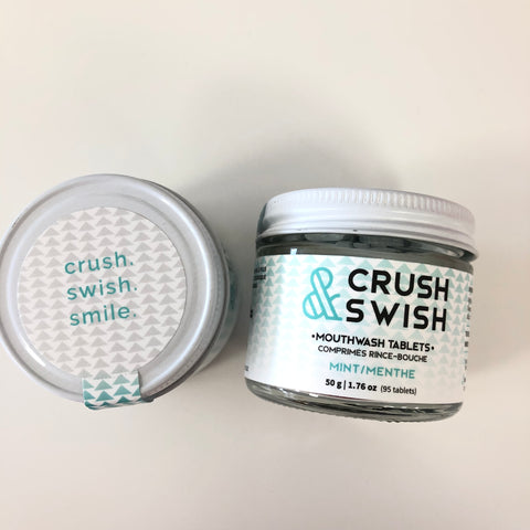 Crush and Swish Mouthwash Tablets