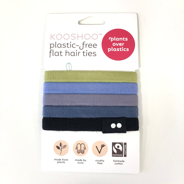 Kooshoo Hair Ties Flat 5 Pack