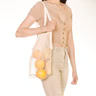 Natural Cotton Netted Shoulder Bag