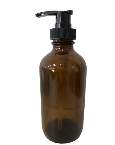 Amber Bottle 8oz with Pump
