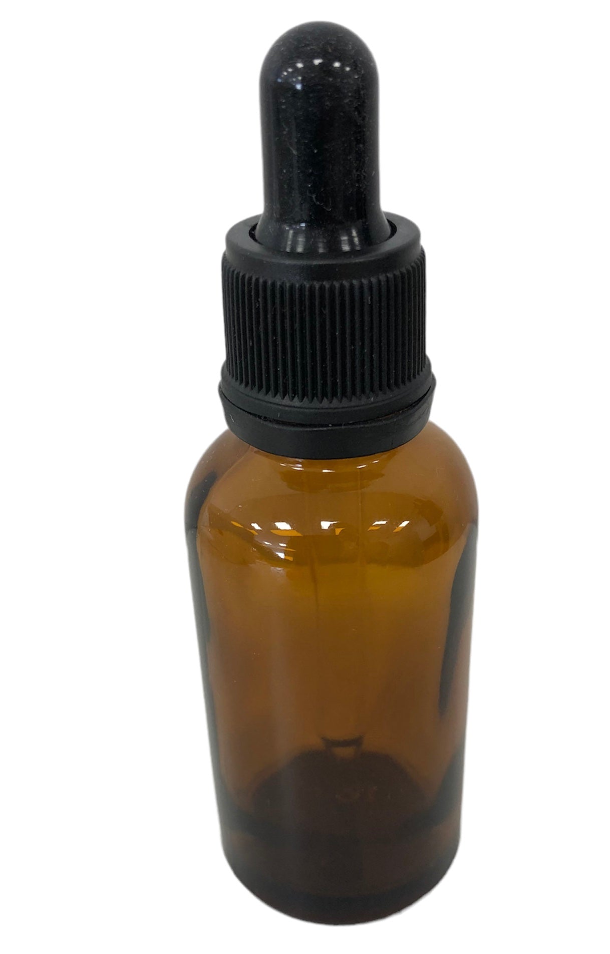 Amber Bottle 1oz with Glass Eye Dropper