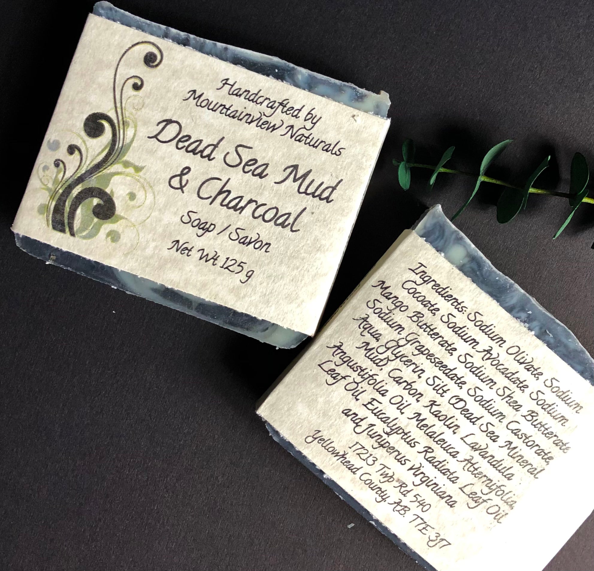 Soap Dead Sea Mud & Charcoal Bar