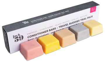 Jack59 Conditioner Bars Travel Buddies Trial Pack