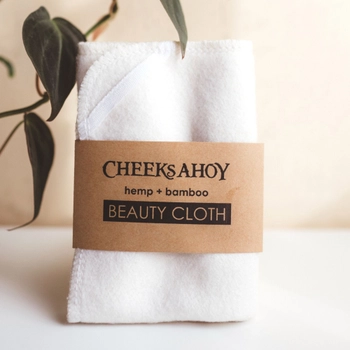 Cheeks Ahoy hemp & Bamboo Beauty Cloth