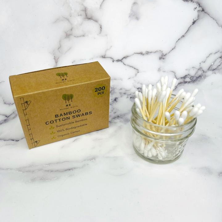 Bamboo Cotton Swabs