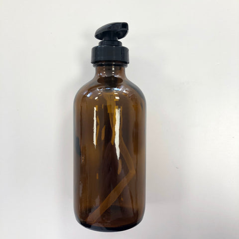 Amber Bottle 16oz with Pump Cap