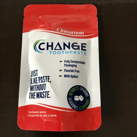 Change Toothpaste Tablets Cinnamon (65 tablets)