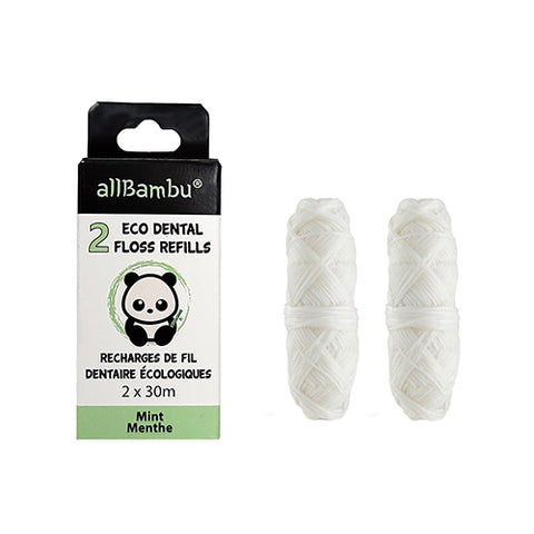 allBambu Inc Eco Dental Floss Mint Refills