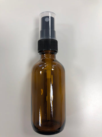 Amber Bottle 2oz with Fine Mist Sprayer