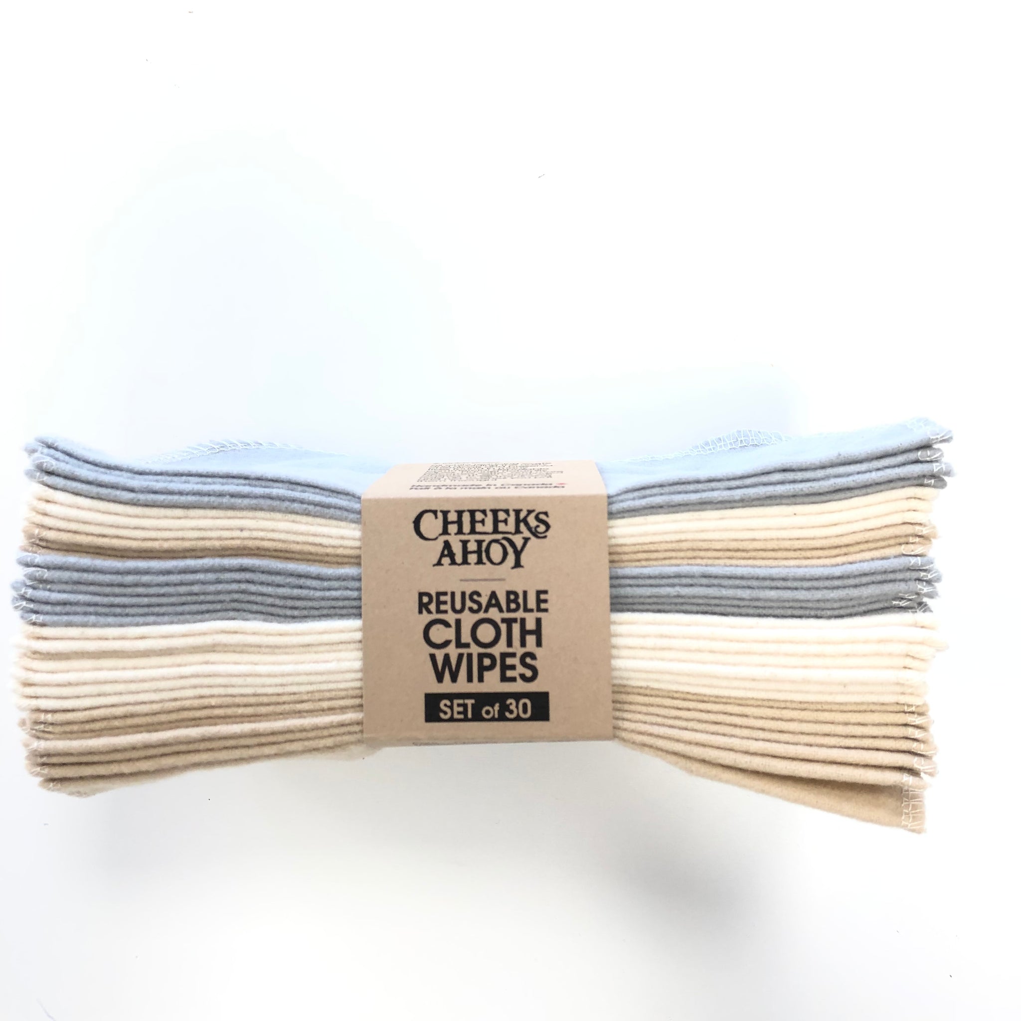 Cheeks Ahoy Cloth Wipes 30 pack