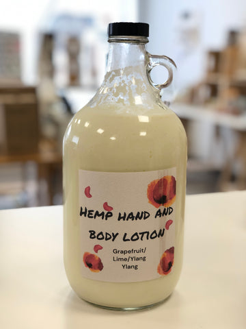 Hemp Hand & Body Lotion Grapefruit/Lime/Ylang Ylang Bulk