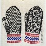 Swedish dish cloth Christmas Mittens