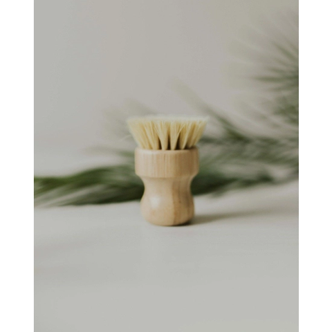 Bamboo Pot Brush Sisal Fibre Dish Brush