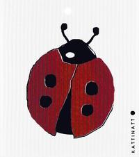 Swedish dish cloth Ladybug